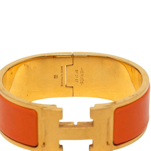 hermes orange bracelet side view