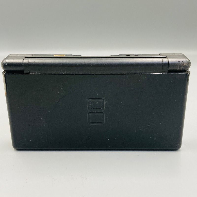 nintendo usg-001 black handheld console rear view