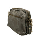 russet beige shoulder bag rear view