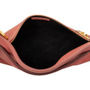 burberry pink pouch / clutch side view