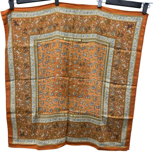 hermes scarf front view