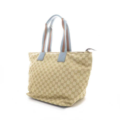 gucci beige tote bag front view