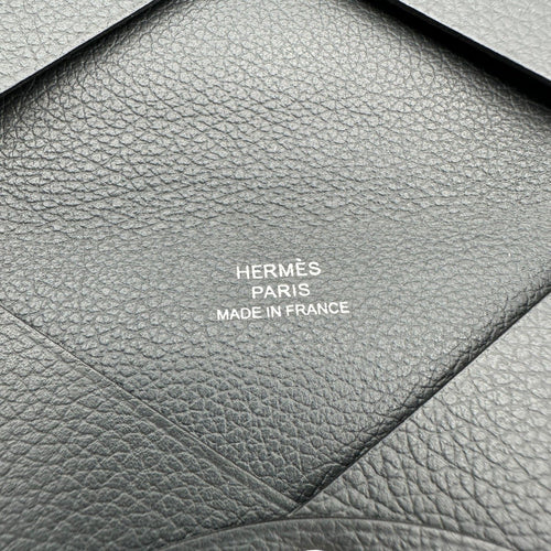 hermes card holder markings and labels