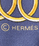 hermes navy scarf rear view