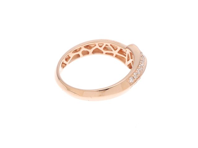 18K Rose Gold Ring – Pink