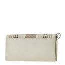 bottega veneta beige wallet front view