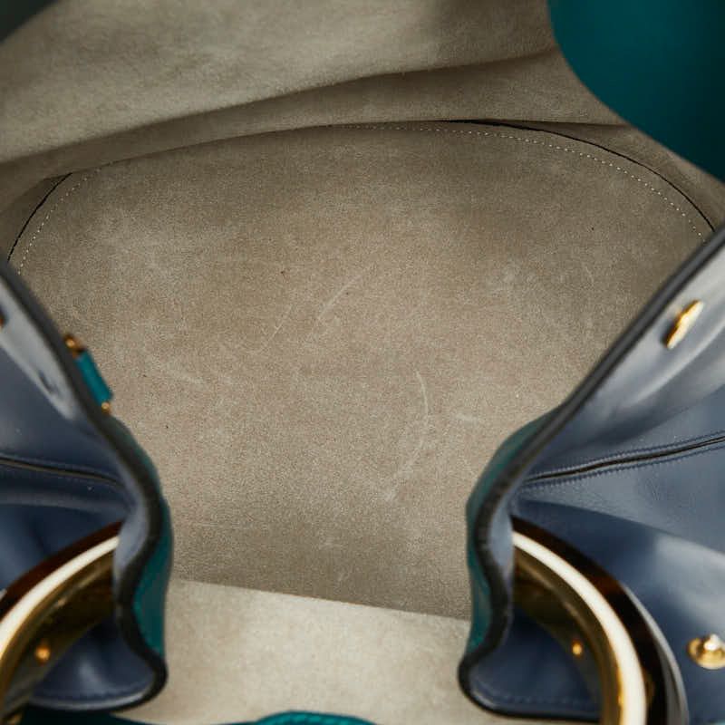 marni navy handbag functional details