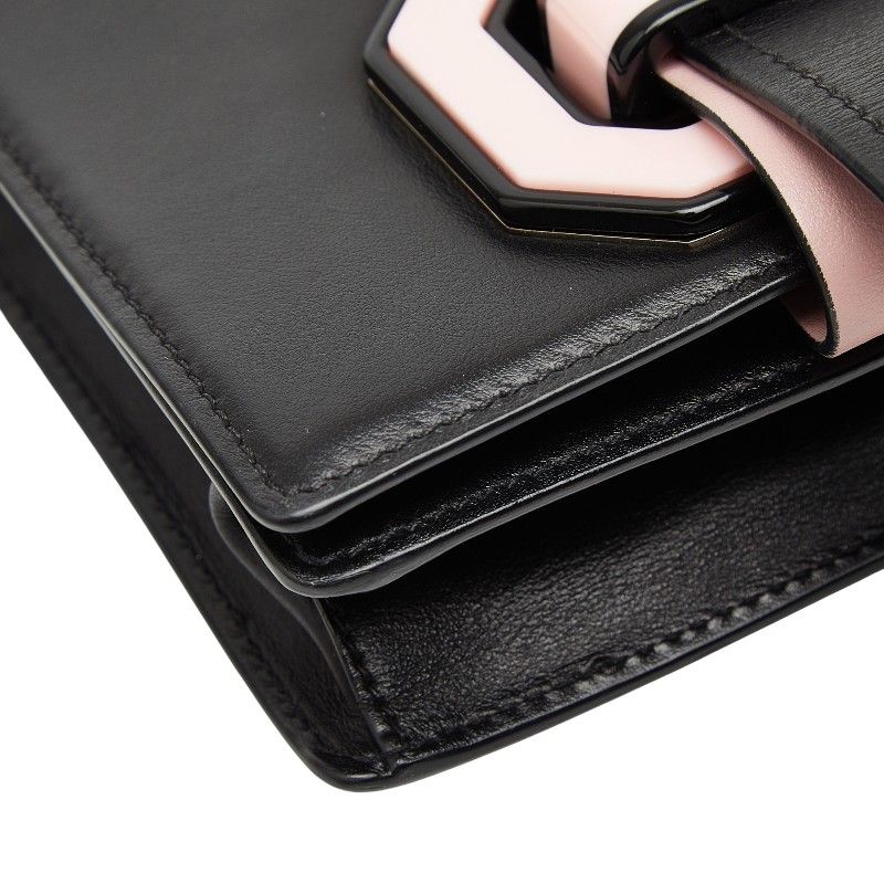 prada pink shoulder bag accessories included