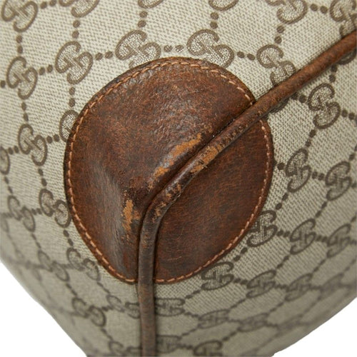 gucci beige travel bag side view
