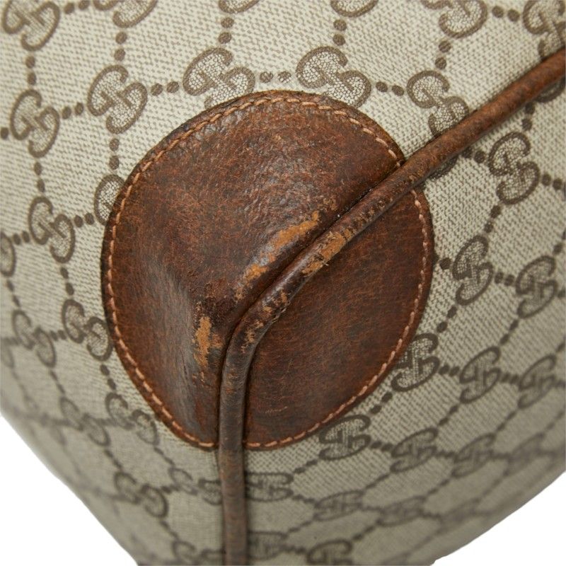 gucci beige travel bag side view