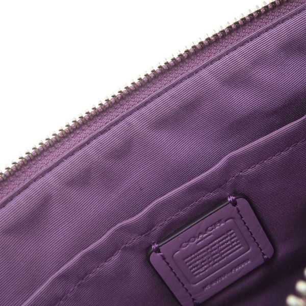 coach f22252 shoulder bag interior details