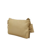 burberry beige shoulder bag front view