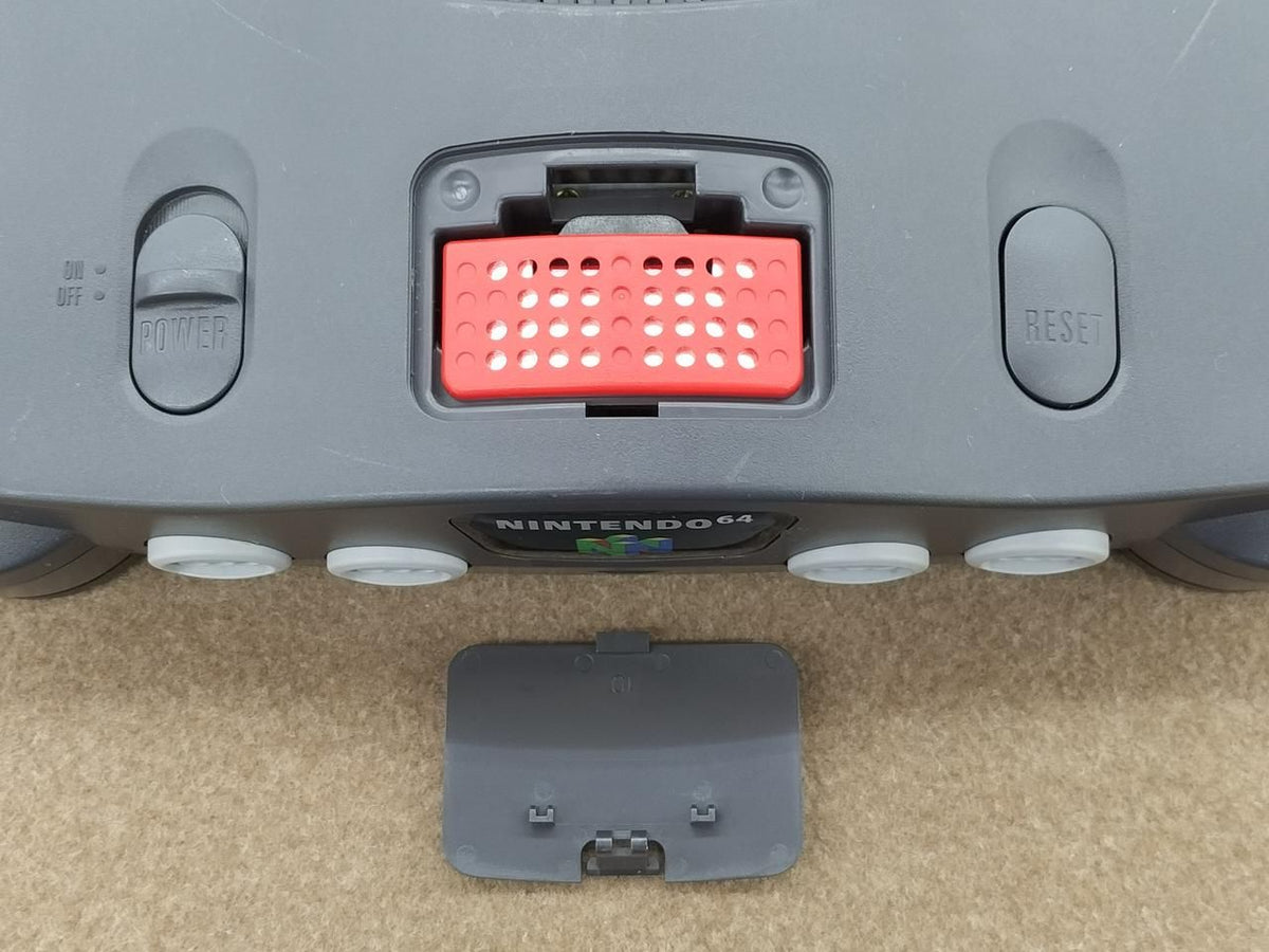 nintendo nus-001 video game console rear view