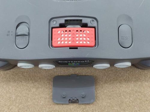 nintendo nus-001 video game console rear view