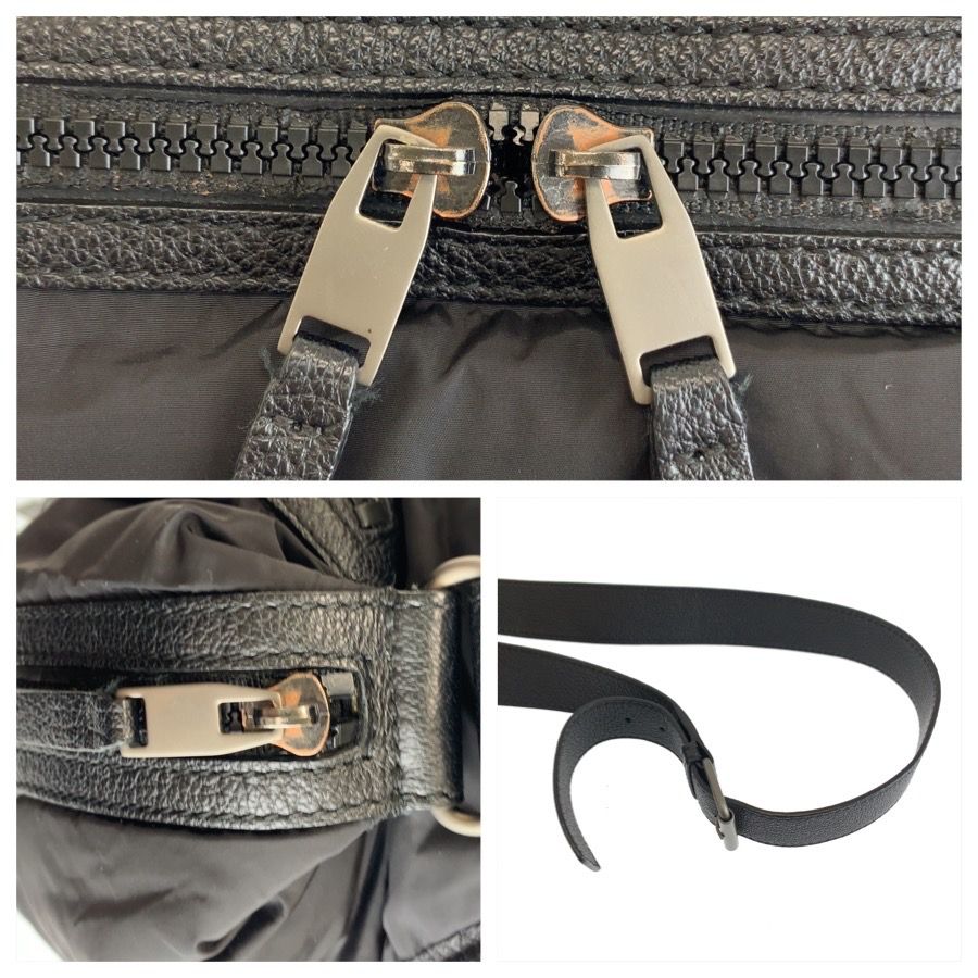 balenciaga black shoulder bag condition details