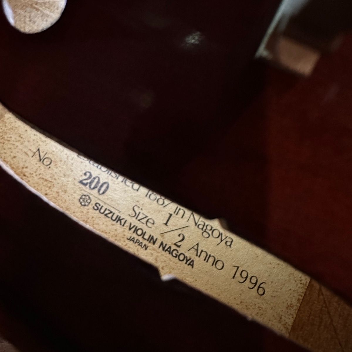 suzuki no.200 string instrument condition details