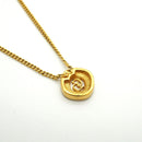 christian dior necklace front view