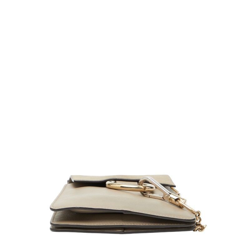 chloe beige shoulder bag rear view