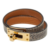 Hermes Kelly Double Tour Bracelet – Beige