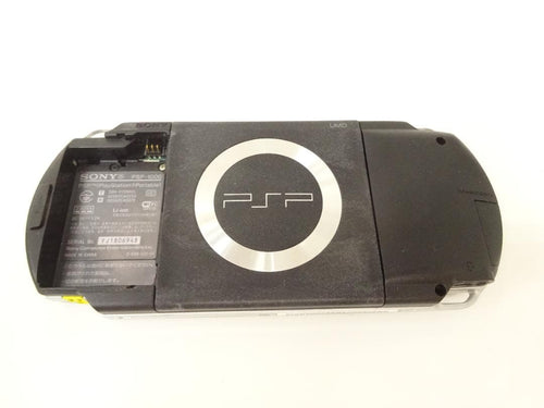 sony psp-1000 handheld console rear view