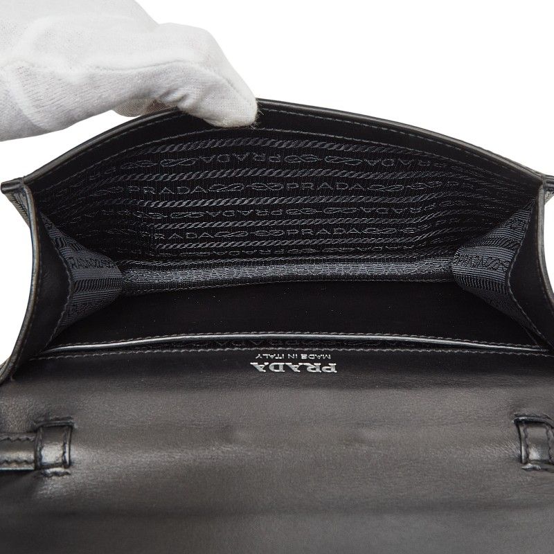 prada pink shoulder bag markings and labels