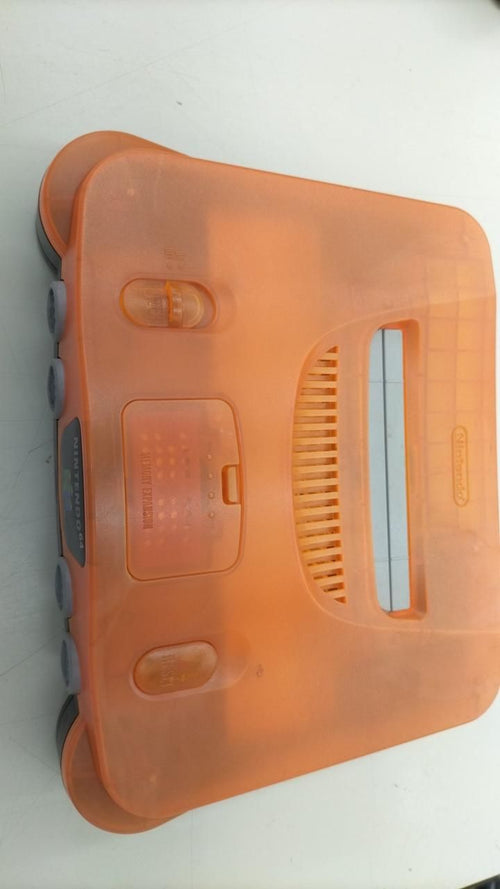 nintendo nus-001 orange video game console