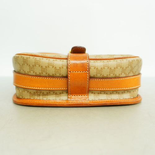 celine beige shoulder bag rear view