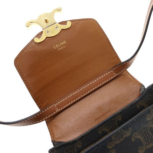 celine 10k682ds3.04lu pouch / clutch functional details