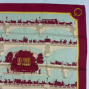 hermes scarf front view