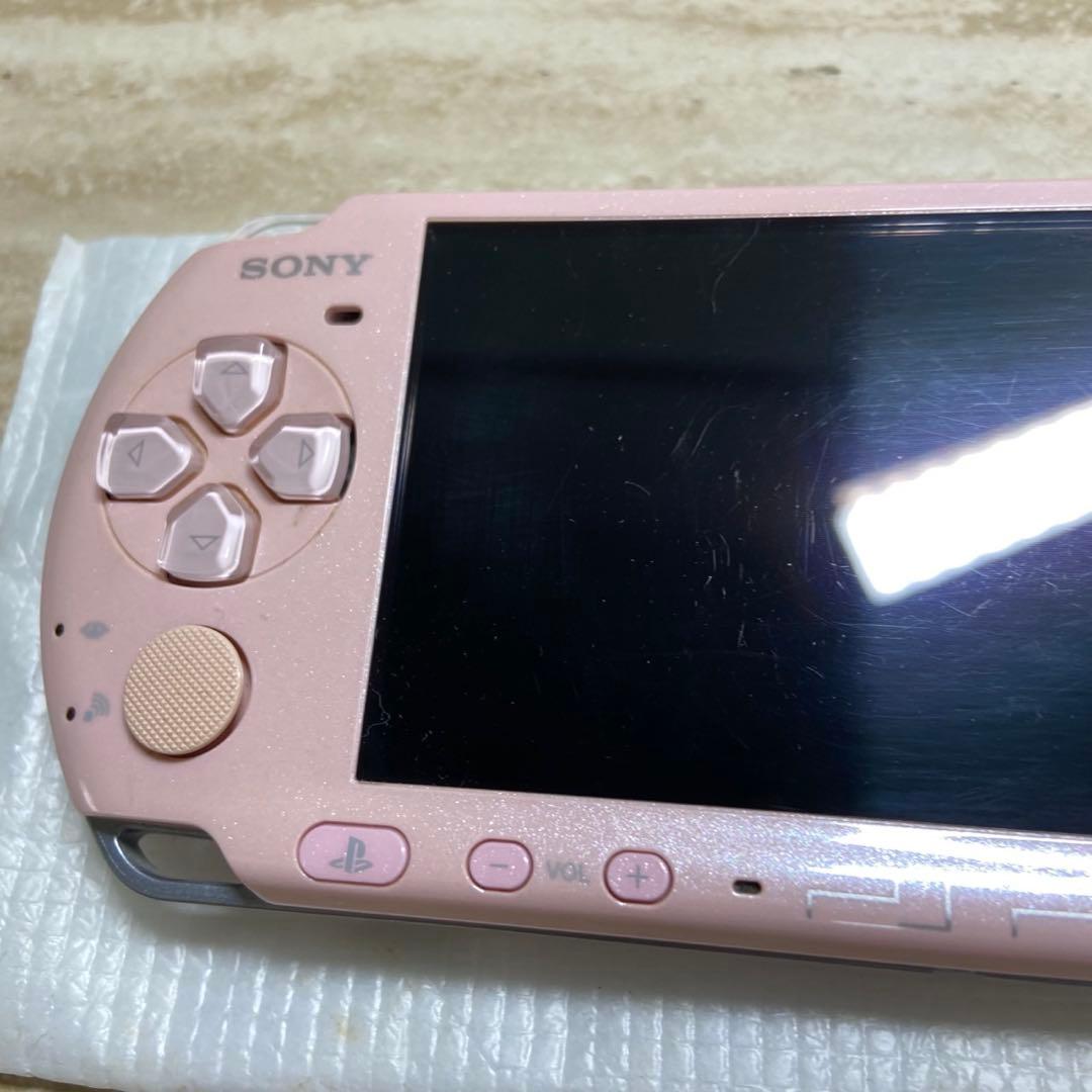 sony psp-3000 pink handheld console accessories included