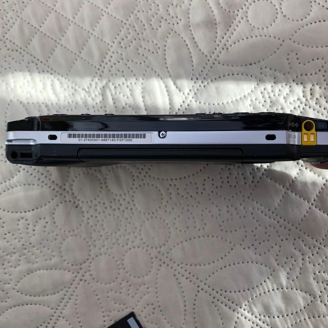 sony psp-1000 handheld console markings and labels