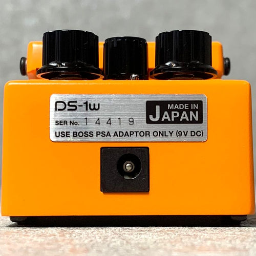 boss ds-1w orange guitar effector accessories included