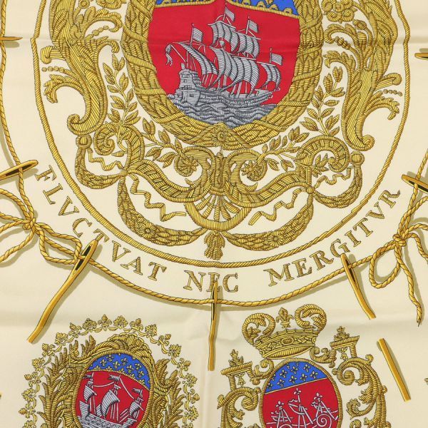 hermes scarf interior details