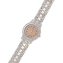 hermes cl4.210 pink watch front view