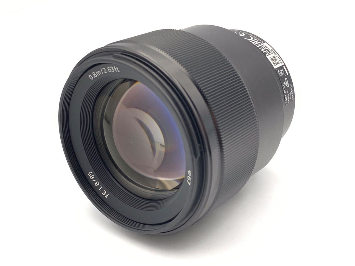 sony sel85f18 lens rear view