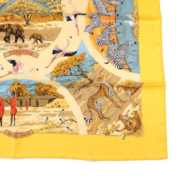 hermes scarf interior details