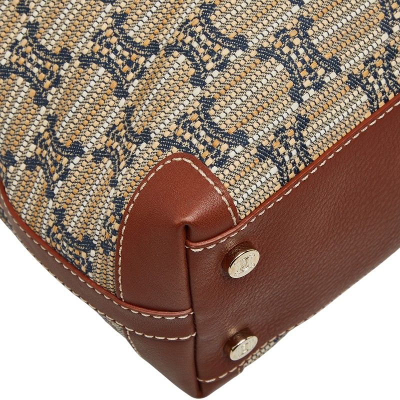 celine beige tote bag interior details