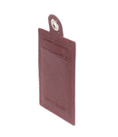 longchamp card holder rear view