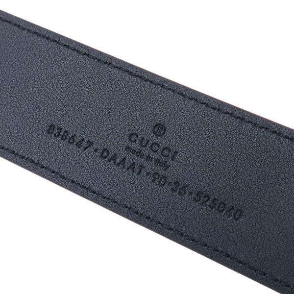 gucci 838647 belt markings and labels