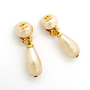 chanel earrings front view