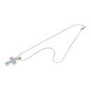 swarovski necklace side view