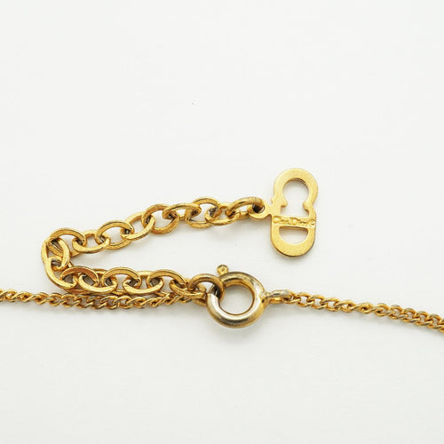 christian dior necklace side view