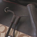 coach beige backpack markings and labels