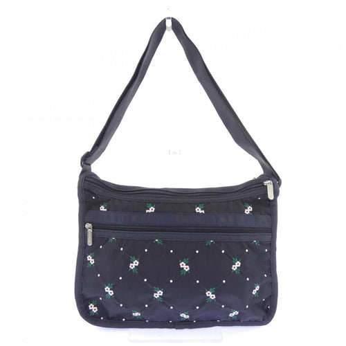 lesportsac navy handbag rear view