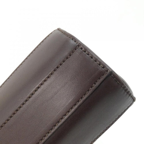 celine brown pouch / clutch front view