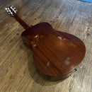 yamaha fg-130 green acoustic guitar interior details
