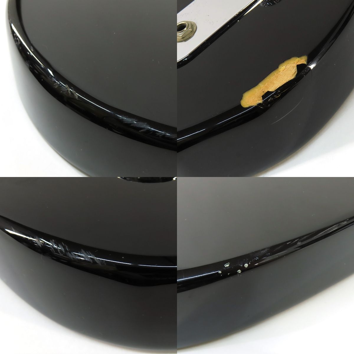 squier electric guitar side view