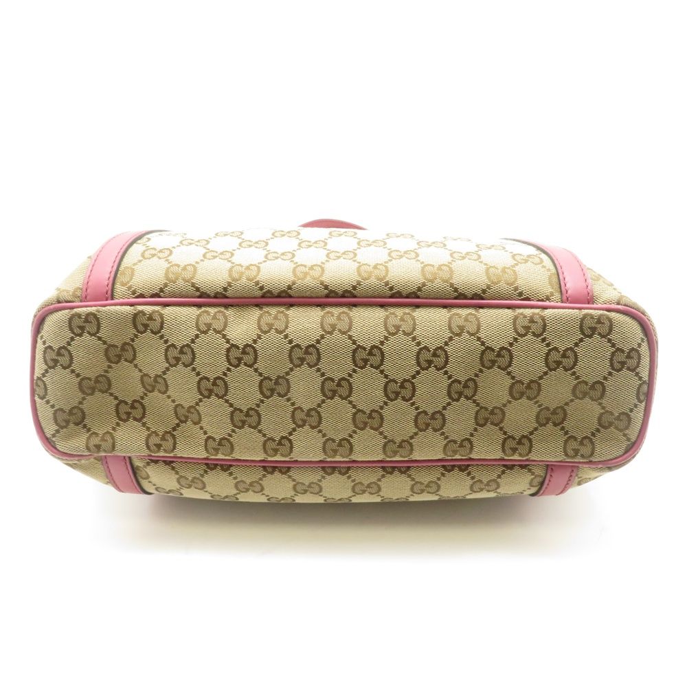 gucci gg2way beige tote bag side view