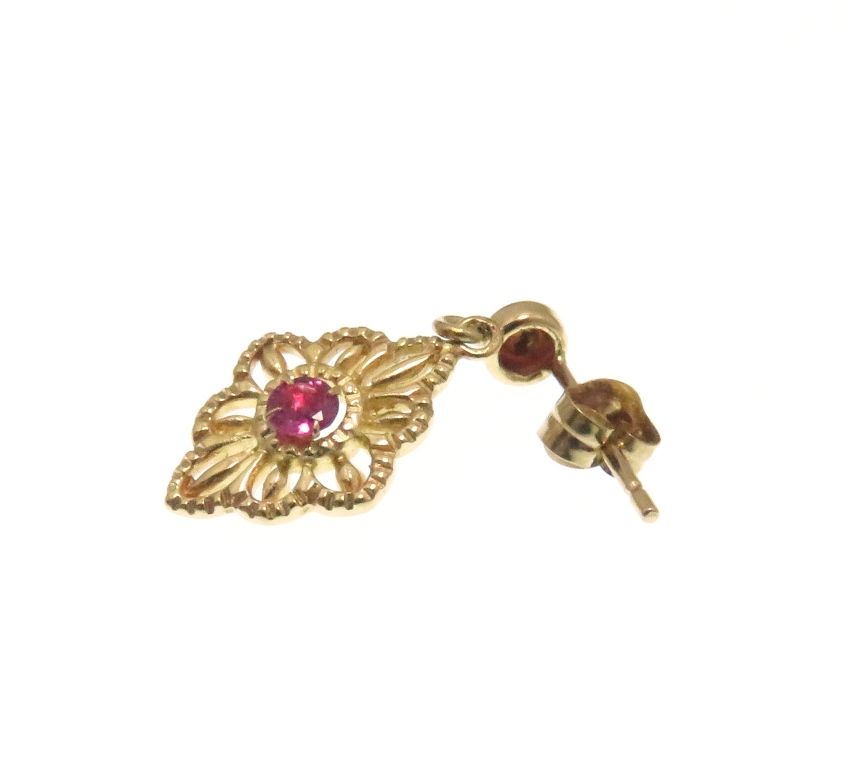 18K Yellow Gold Earrings
