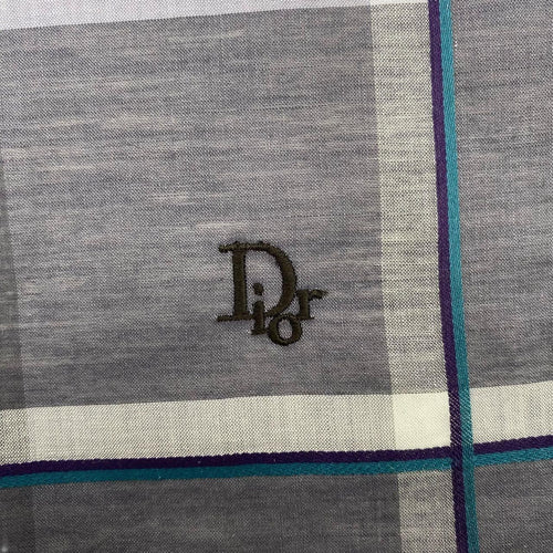 christian dior grey scarf condition details